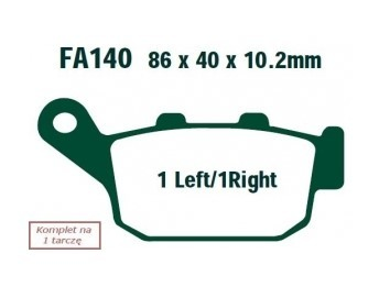 FA140 EBC Brakes